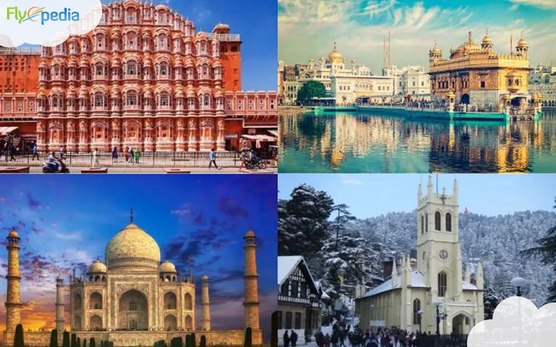 Which are the most famous tourist sights in India