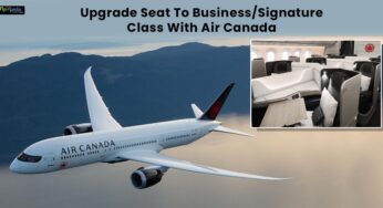 Upgrade Seat To Business/Signature Class With Air Canada