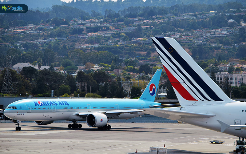 Korean Air and Air France Superior