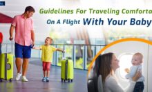 Guidelines For Traveling Comfortably On A Flight With Your Baby
