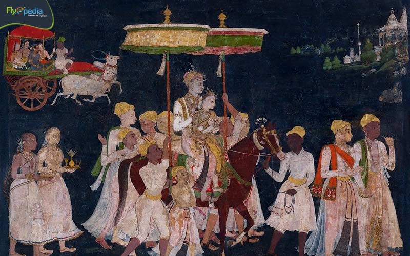 Quli Qutub Shah and Bhagmati