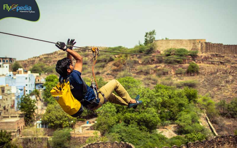 Zipline through Mehrangarh Fort in Jodhpur