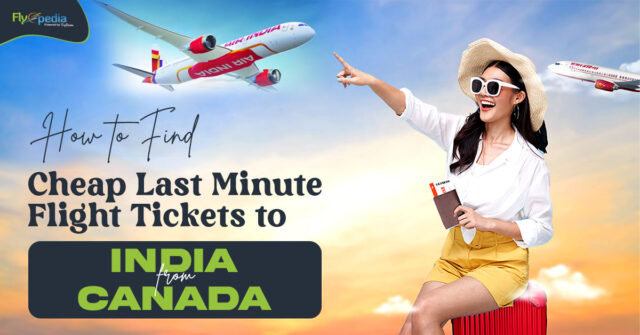 How to Find Cheap Last Minute Flight Tickets to India from Canada