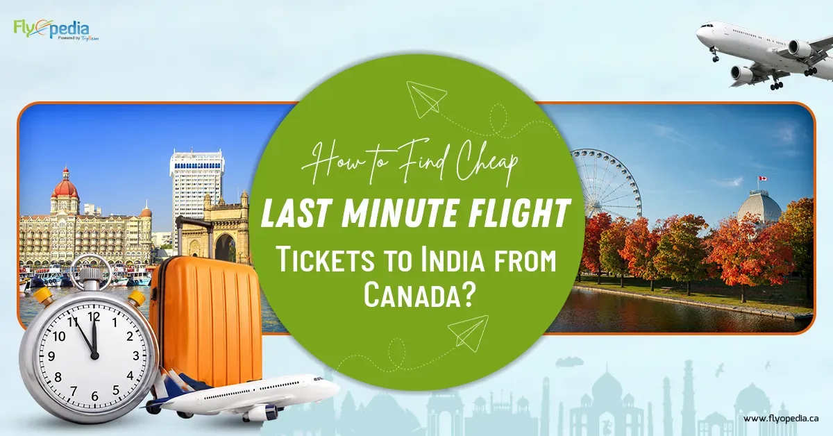 How to Find Cheap Last Minute Flight Tickets to India from Canada?