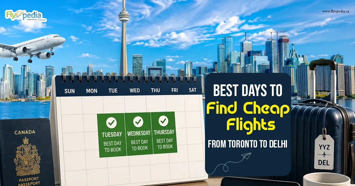 Best Days to Find Cheap Flights from Toronto to Delhi
