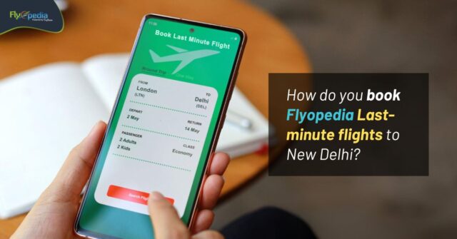 How do you book Flyopedia Last minute flights to New Delhi Flyopedia ca